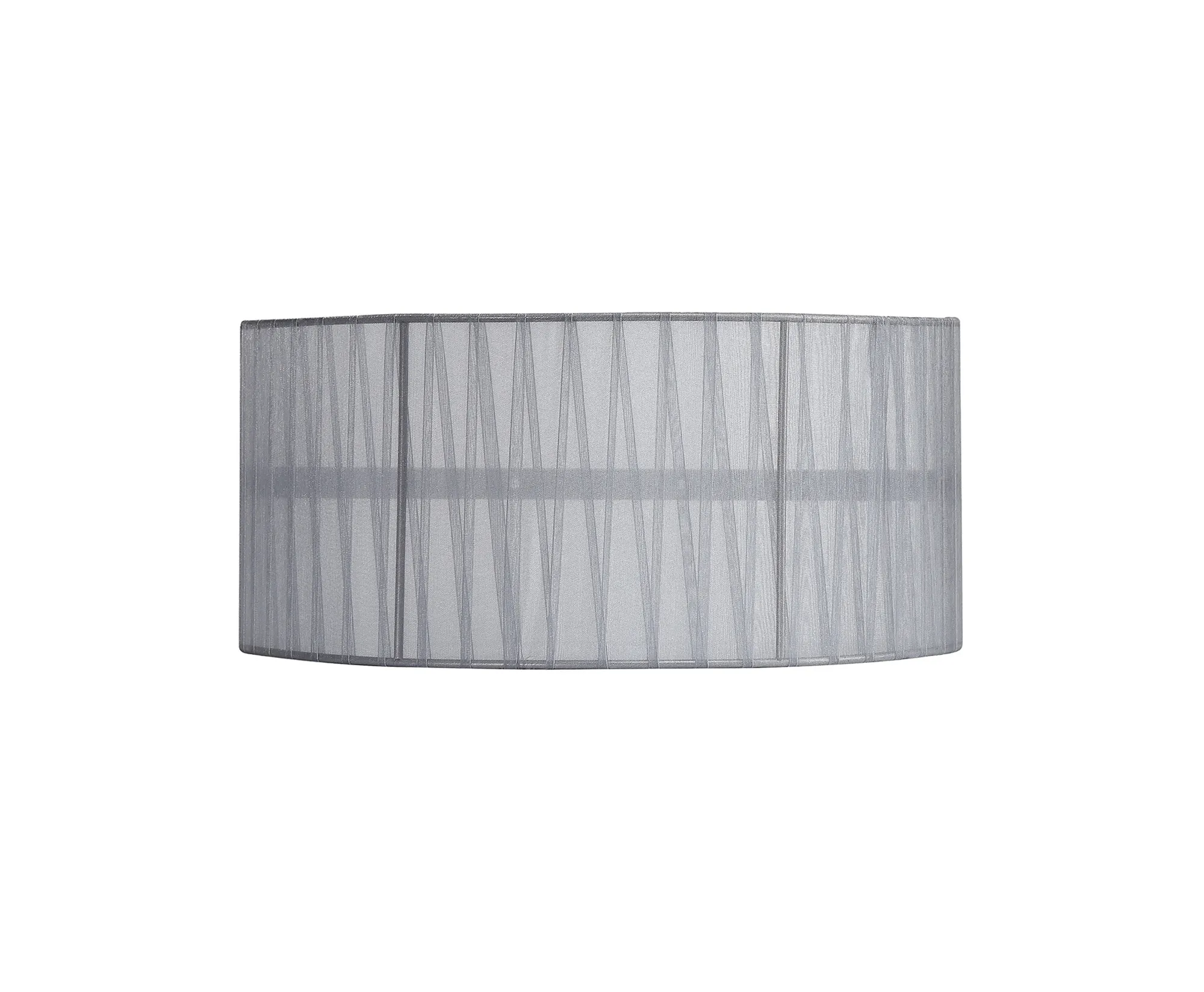 ILS31746GY  Freida Organza Wall Lamp Shade Grey For IL31746/56, 350mmx160mm